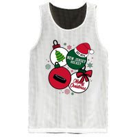 Merry Christmas New Jersey Hockey Est 1974 Mesh Reversible Basketball Jersey Tank