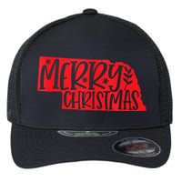 Merry Christmas Nebraska Tank Top Flexfit Unipanel Trucker Cap