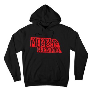 Merry Christmas Nebraska Tank Top Hoodie