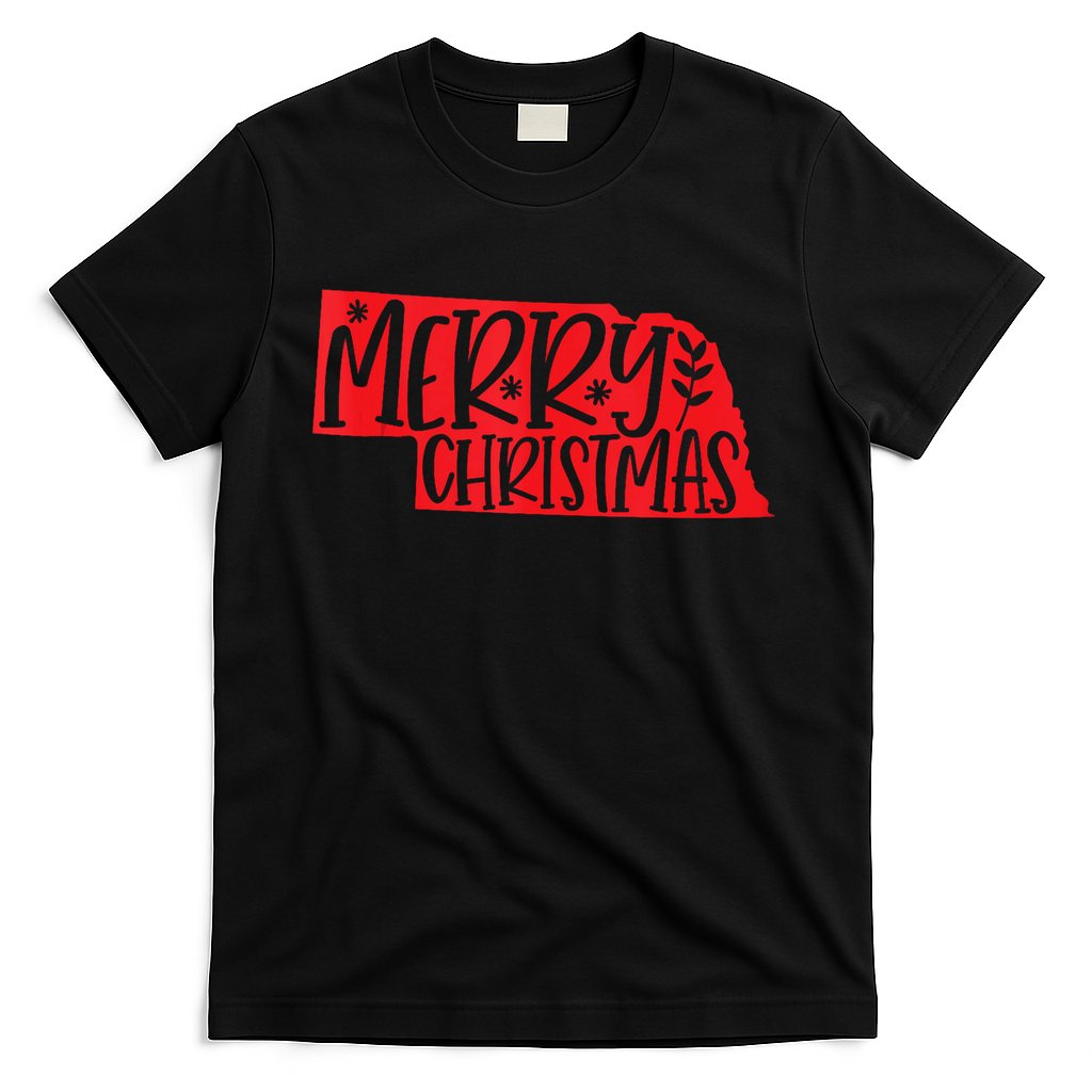 Merry Christmas Nebraska Tank Top T-Shirt