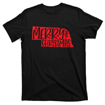 Merry Christmas Nebraska Tank Top T-Shirt