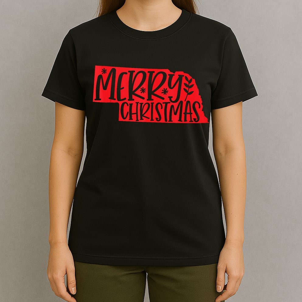 Merry Christmas Nebraska Tank Top T-Shirt