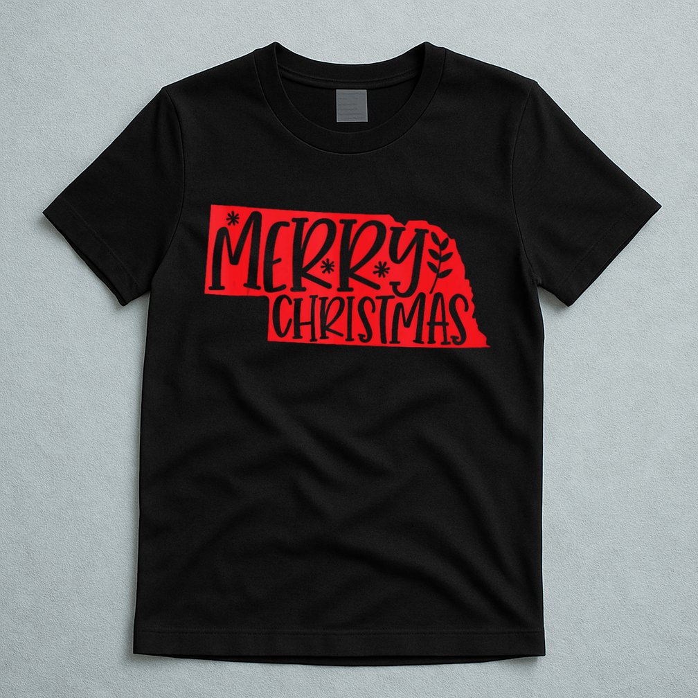Merry Christmas Nebraska Tank Top T-Shirt