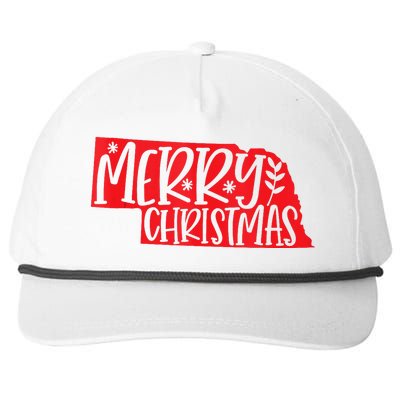 Merry Christmas Nebraska Tank Top Snapback Five-Panel Rope Hat