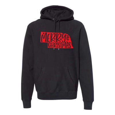 Merry Christmas Nebraska Tank Top Premium Hoodie