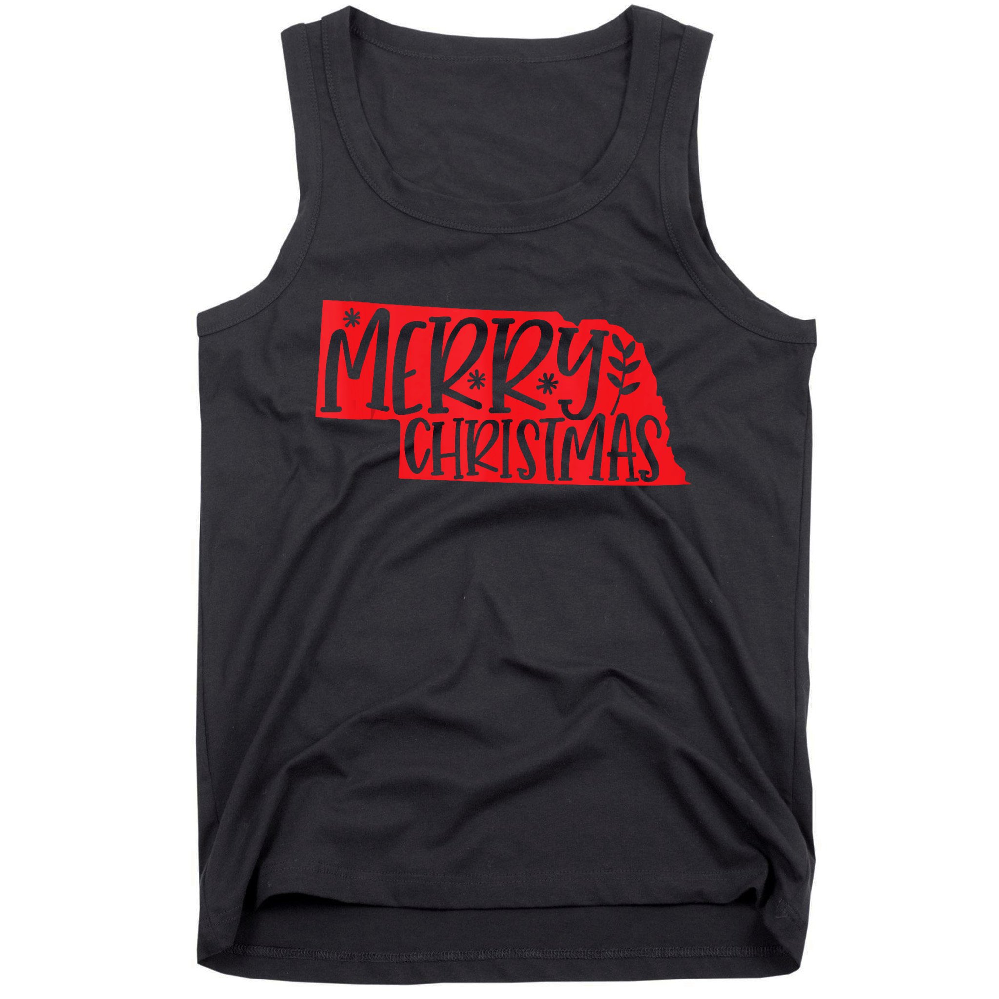 Merry Christmas Nebraska Tank Top Tank Top