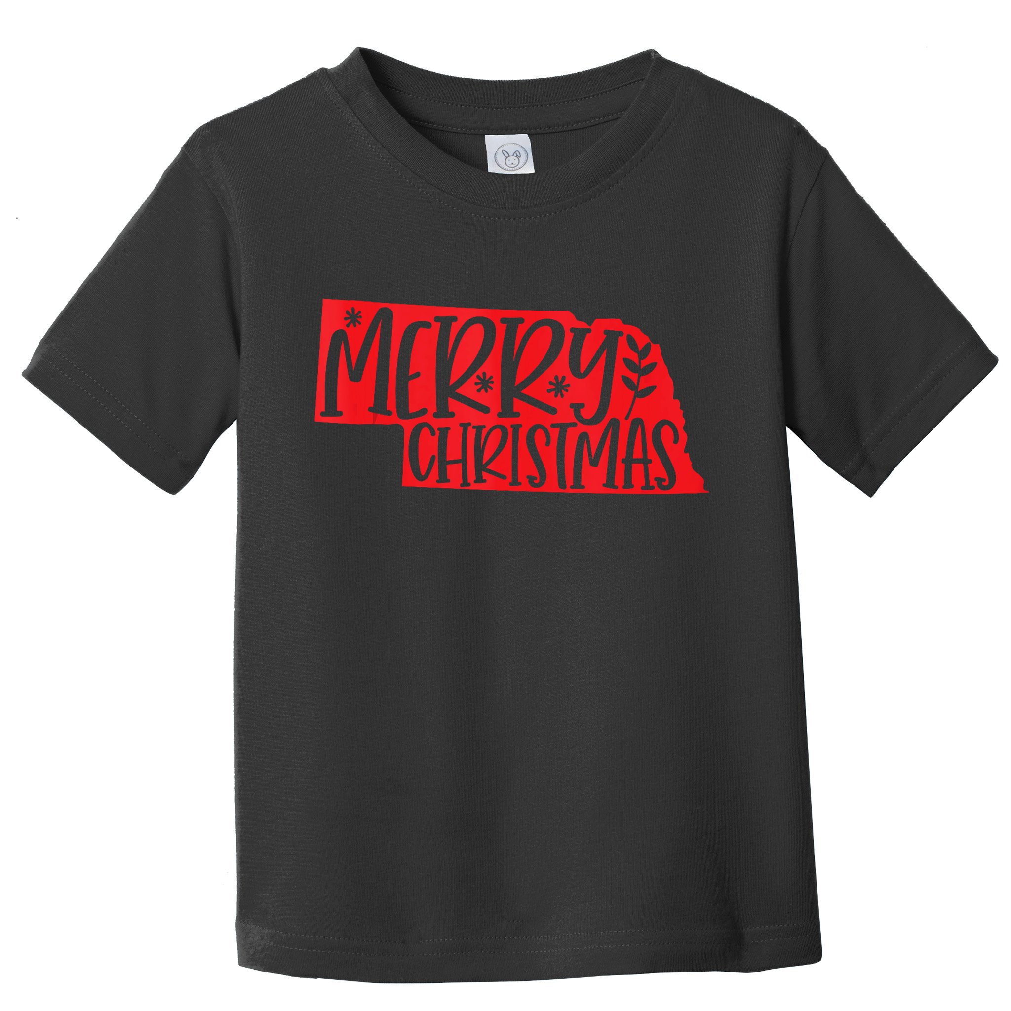 Merry Christmas Nebraska Tank Top Toddler T-Shirt