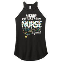 Merry Christmas Nurse Squad Party Nursing Np Rn Xmas Lights Tank Top Women's Perfect Tri Rocker Tank