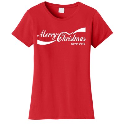 Merry Christmas North Pole Cola Women's T-Shirt