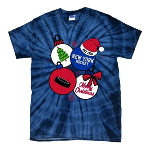 Merry Christmas New York Hockey Est 1926 Tie-Dye T-Shirt