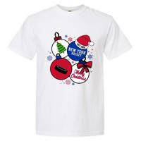 Merry Christmas New York Hockey Est 1926 Garment-Dyed Heavyweight T-Shirt