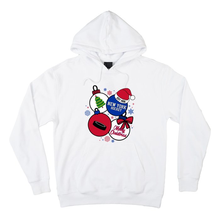 Merry Christmas New York Hockey Est 1926 Hoodie