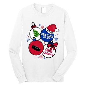 Merry Christmas New York Hockey Est 1926 Long Sleeve Shirt