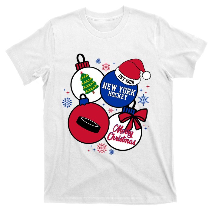 Merry Christmas New York Hockey Est 1926 T-Shirt