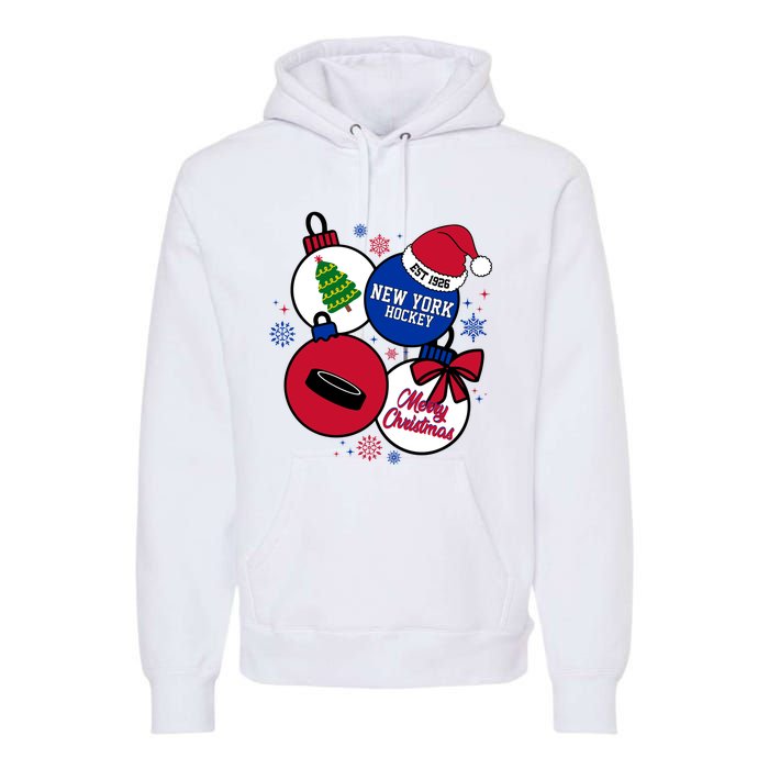 Merry Christmas New York Hockey Est 1926 Premium Hoodie