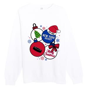 Merry Christmas New York Hockey Est 1926 Premium Crewneck Sweatshirt