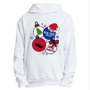 Merry Christmas New York Hockey Est 1926 Urban Pullover Hoodie