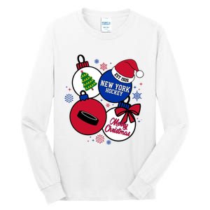 Merry Christmas New York Hockey Est 1926 Tall Long Sleeve T-Shirt