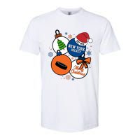 Merry Christmas New York Hockey Est 1972 Softstyle CVC T-Shirt