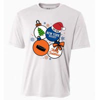 Merry Christmas New York Hockey Est 1972 Cooling Performance Crew T-Shirt