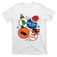 Merry Christmas New York Hockey Est 1972 T-Shirt