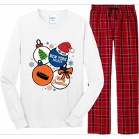 Merry Christmas New York Hockey Est 1972 Long Sleeve Pajama Set