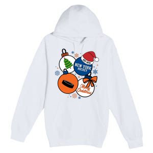 Merry Christmas New York Hockey Est 1972 Premium Pullover Hoodie