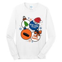 Merry Christmas New York Hockey Est 1972 Tall Long Sleeve T-Shirt