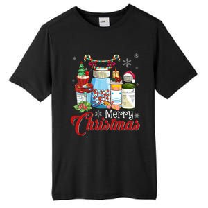 Merry Christmas Nurse Er Nicu Icu Rn Nurses Xmas Pajama Funny Gift Tall Fusion ChromaSoft Performance T-Shirt