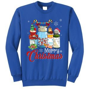 Merry Christmas Nurse Er Nicu Icu Rn Nurses Xmas Pajama Funny Gift Sweatshirt