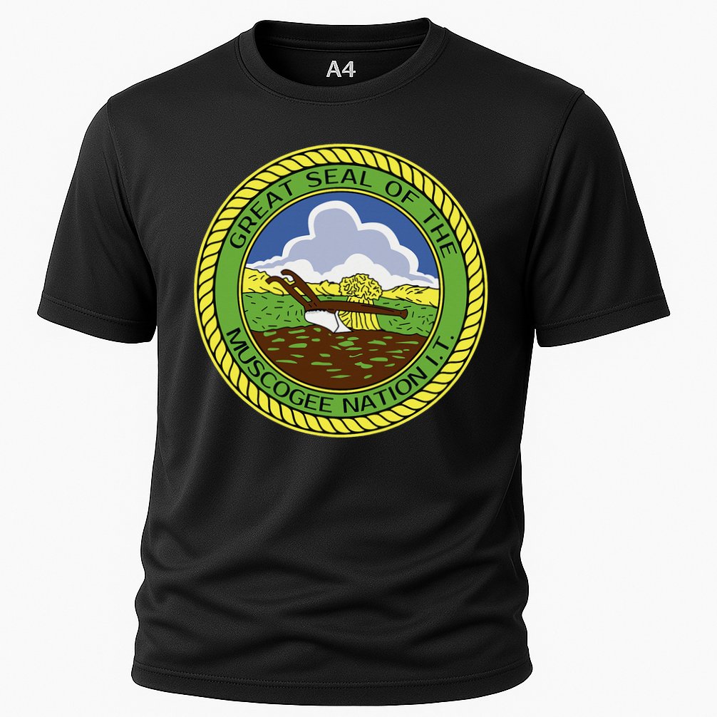 Muscogee Creek Nation Muskogee Mvskoke Cooling Performance Crew T-Shirt
