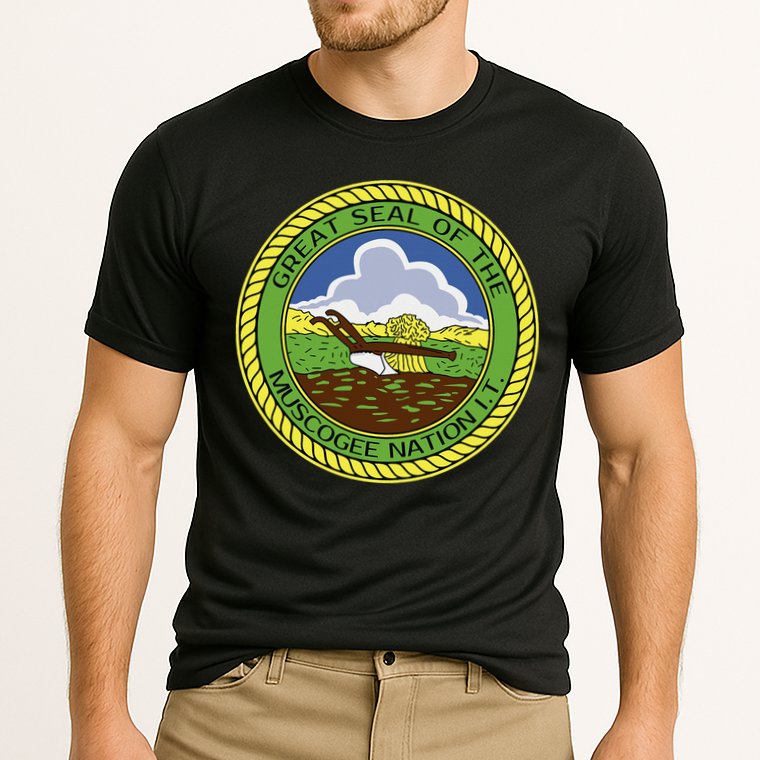 Muscogee Creek Nation Muskogee Mvskoke Cooling Performance Crew T-Shirt