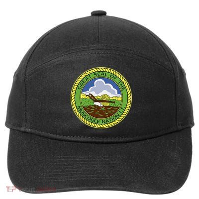 Muscogee Creek Nation Muskogee Mvskoke 7-Panel Snapback Hat
