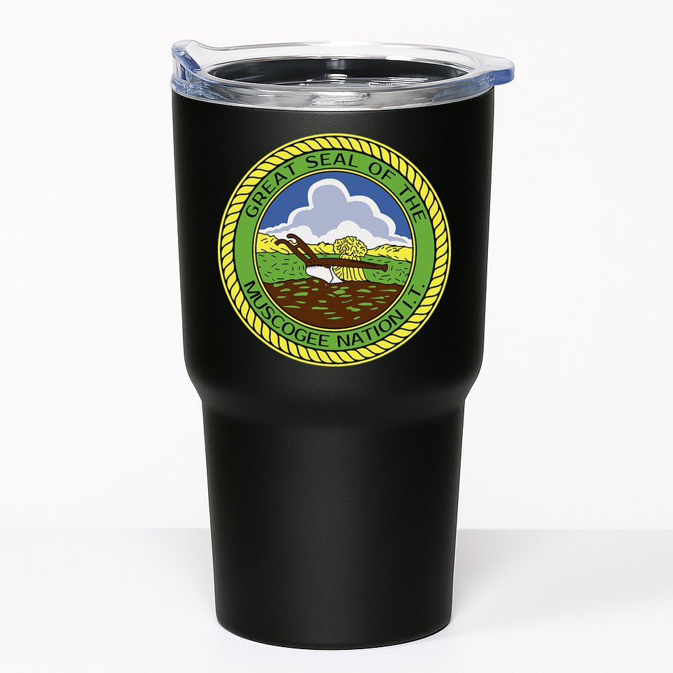 Muscogee Creek Nation Muskogee Mvskoke Tumbler