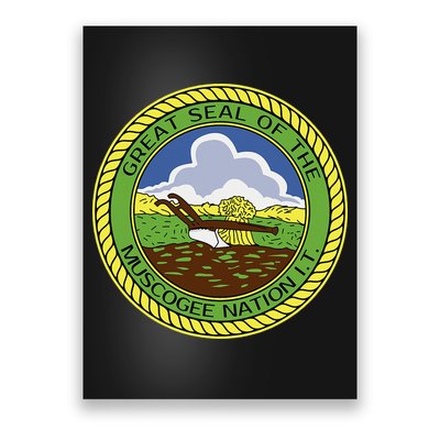Muscogee Creek Nation Muskogee Mvskoke Poster