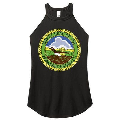 Muscogee Creek Nation Muskogee Mvskoke Women's Perfect Tri Rocker Tank