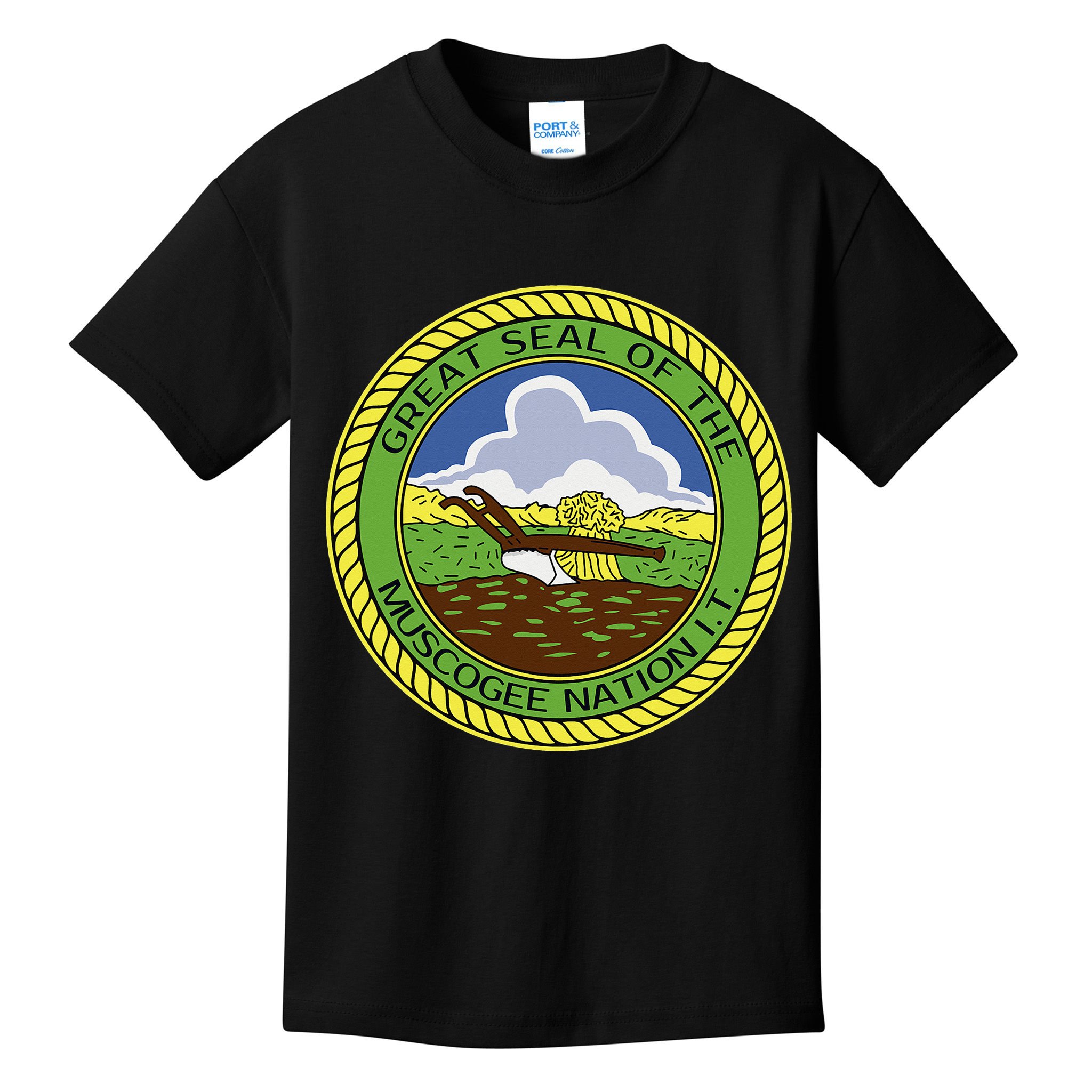 Muscogee Creek Nation Muskogee Mvskoke Kids T-Shirt