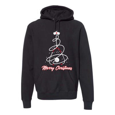 Merry Christmas Nurse Yuletide Practitioners Premium Hoodie