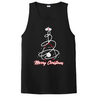 Merry Christmas Nurse Yuletide Practitioners PosiCharge Competitor Tank