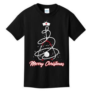 Merry Christmas Nurse Yuletide Practitioners Kids T-Shirt