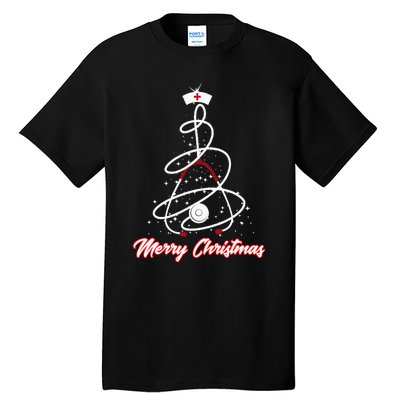 Merry Christmas Nurse Yuletide Practitioners Tall T-Shirt