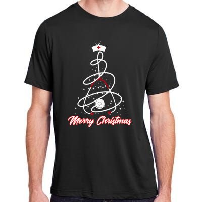 Merry Christmas Nurse Yuletide Practitioners Adult ChromaSoft Performance T-Shirt