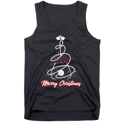 Merry Christmas Nurse Yuletide Practitioners Tank Top