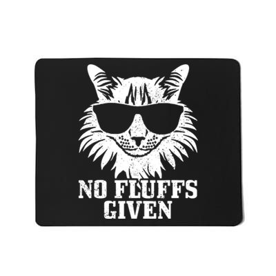 Maine Coon No Fluffs Given Cat Mom Dad Funny Cat Maine Coon Mousepad