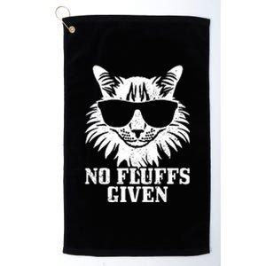 Maine Coon No Fluffs Given Cat Mom Dad Funny Cat Maine Coon Platinum Collection Golf Towel