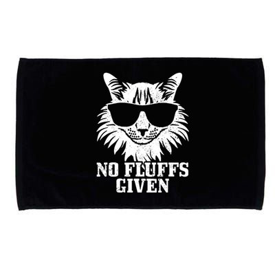 Maine Coon No Fluffs Given Cat Mom Dad Funny Cat Maine Coon Microfiber Hand Towel