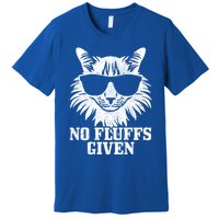 Maine Coon No Fluffs Given Cat Mom Dad Funny Cat Maine Coon Gift Premium T-Shirt