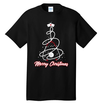 Merry Christmas Nurse Yuletide Practitioners Cute Gift Tall T-Shirt