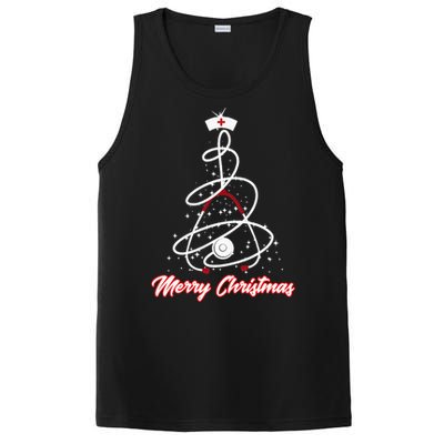 Merry Christmas Nurse Yuletide Practitioners Cute Gift PosiCharge Competitor Tank