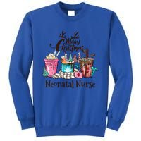 Merry Christmas Neonatal Nurse Coffee And Hot Cocoa Christmas Gift Sweatshirt